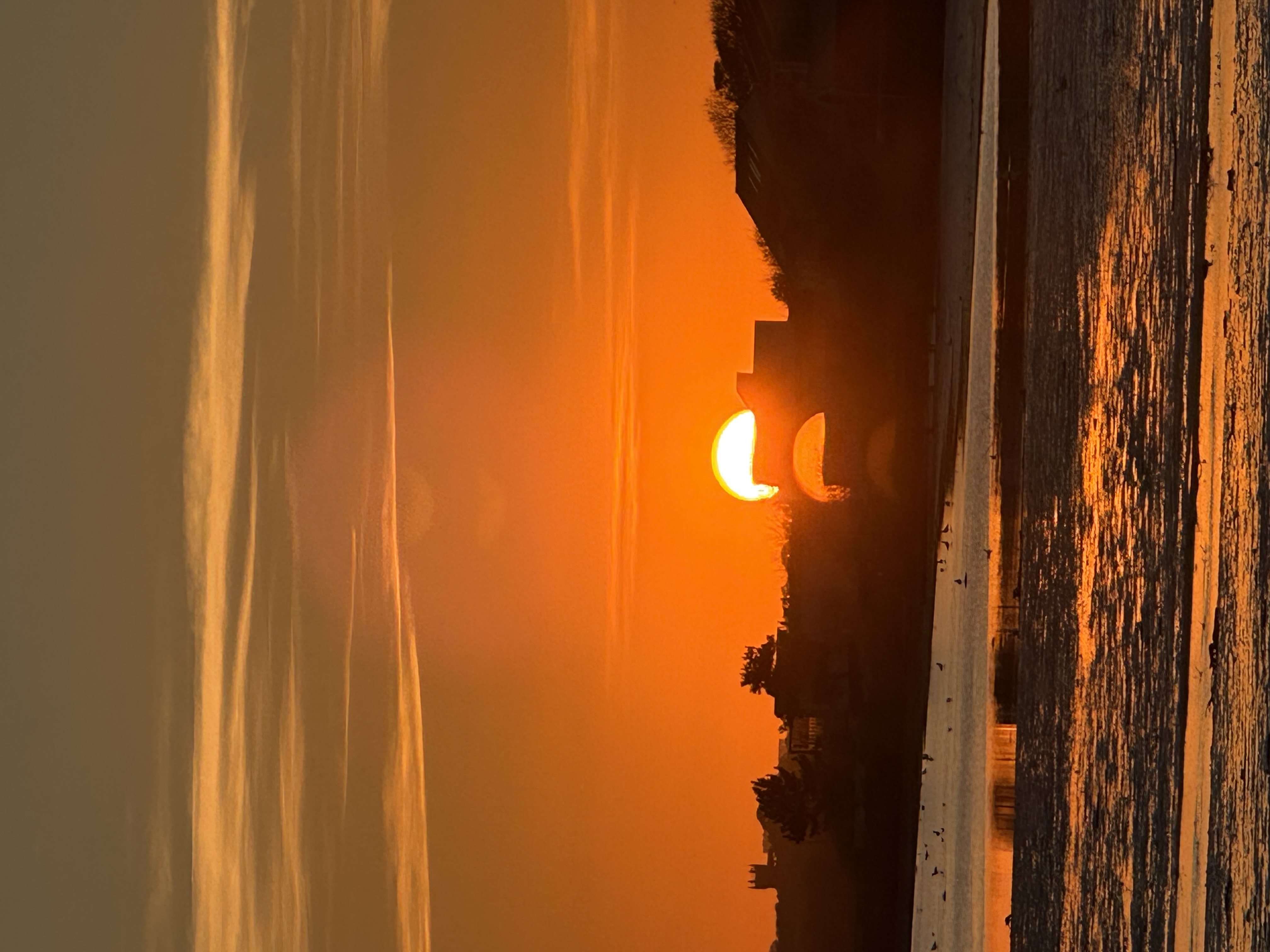 A beautiful sunset from Mudeford Quay