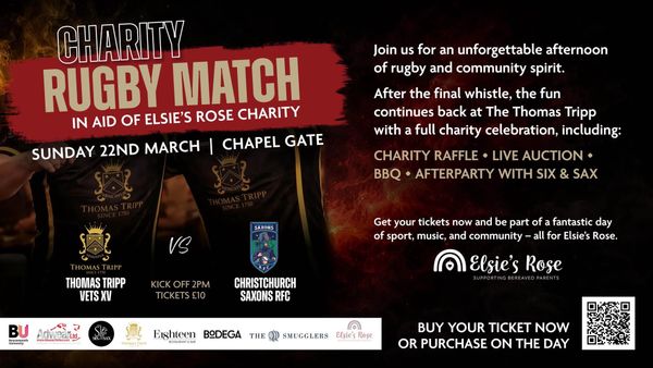 Charity Rugby Match Set to Bring Christchurch Together for Elsie's Rose